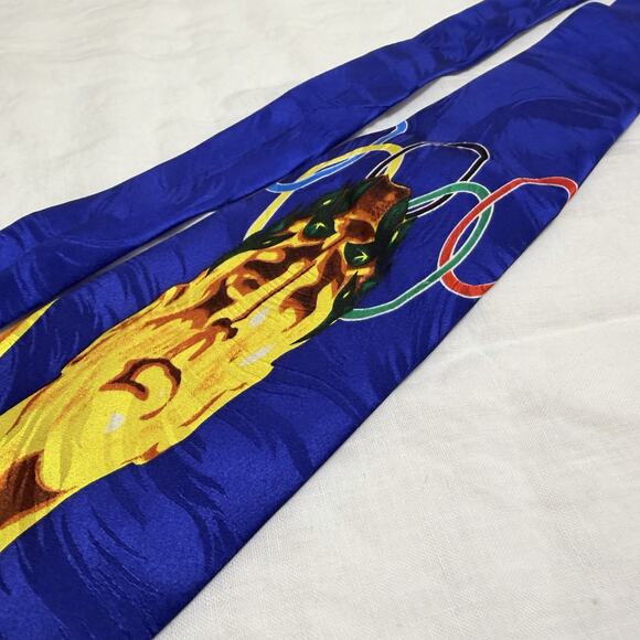 Vintage Olympic Games Silk Tie – 1936 Berlin Poster Art – Made in USA - Picture 6 of 12